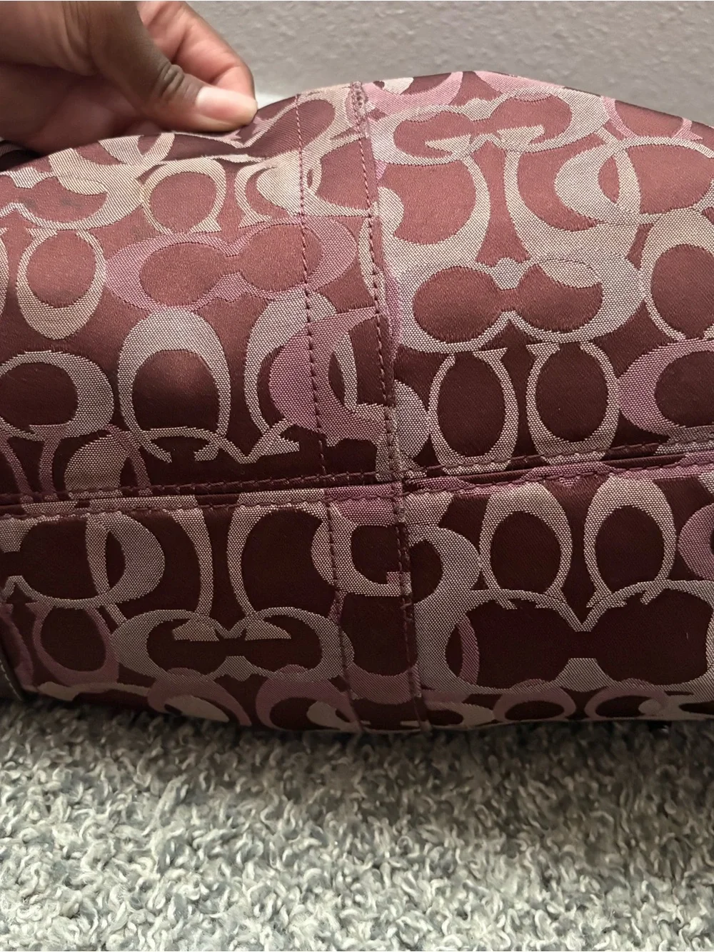 Coach Carly Signature Optic Bag